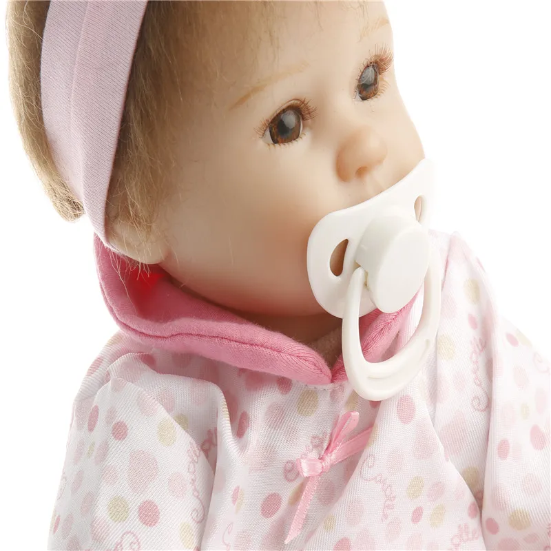 SanyDoll 18 дюймов 42 см силиконовые куклы для новорожденных Реалистичная кукла