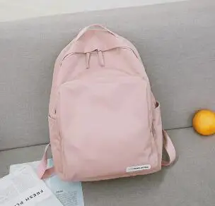 pink XM8924 Модные женские водонепроницаемые Рюкзаки нейлоновая школьная сумка для девочек Дорожная сумка черные школьные сумки женский рюкзак для подростков Mochilas - Цвет: pink XM8924