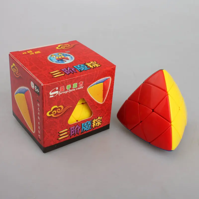 Three-Layer Rice Dumpling Magic Cubes Mastermorphix Colour Cube Educational Race Speed Puzzle Real Color | Игрушки и хобби