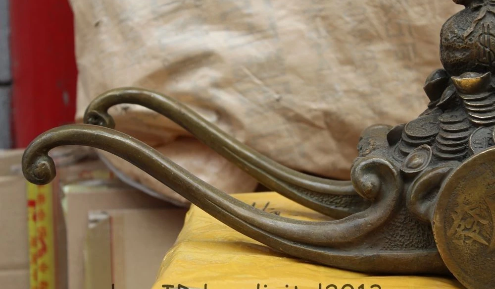 8 &quotКитай бронзовые деньги бык автомобиль высокомерие упорство помочь вашей