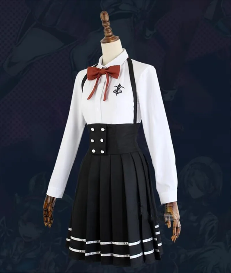 Аниме Danganronpa V3 Shirogane Tsumugi Оригинальная версия JK униформа косплей костюм для женщин