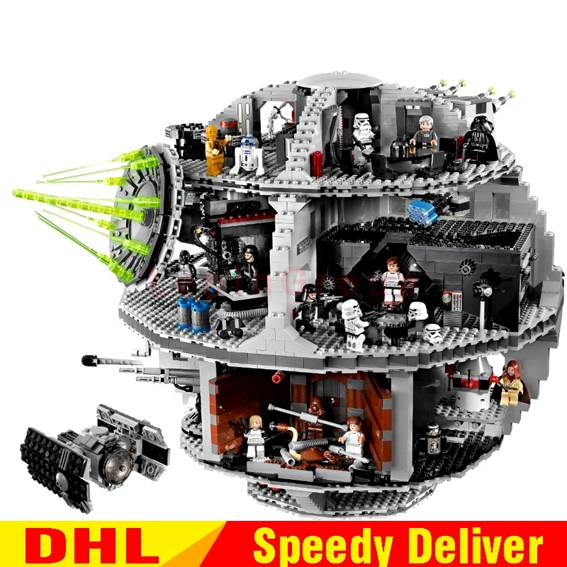 Новый DHL LP 05035 Звездные войны Звезда смерти 3804 шт. строительные блоки кирпичи