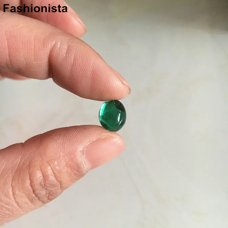 150 pcs Oval 8*10mm Flat Back Cabochon Smooth Acrylic For Jewelry Project Glue-on Cabs Beads DIY Crafts Many Colors | Украшения и