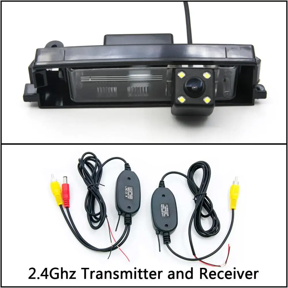 Camera With Wireless Owtosin Reverse Rear View Camera For Toyota Vitz Platz Yaris Hatchback RAV4 RAV-4 Car Accessories Backward Backup Camera - Название цвета: Camera With Wireless
