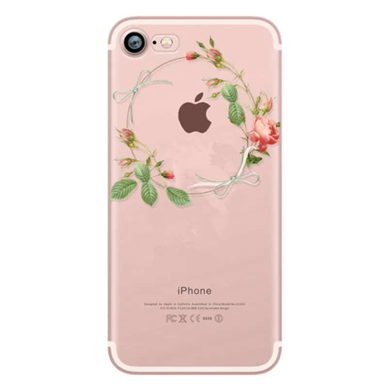 Чехол Lucky Leaves чехол для iPhone 7 6 X XR XS Max из мягкого ТПУ 6s plus 8 5 5S se Capa ipone s Capinha |