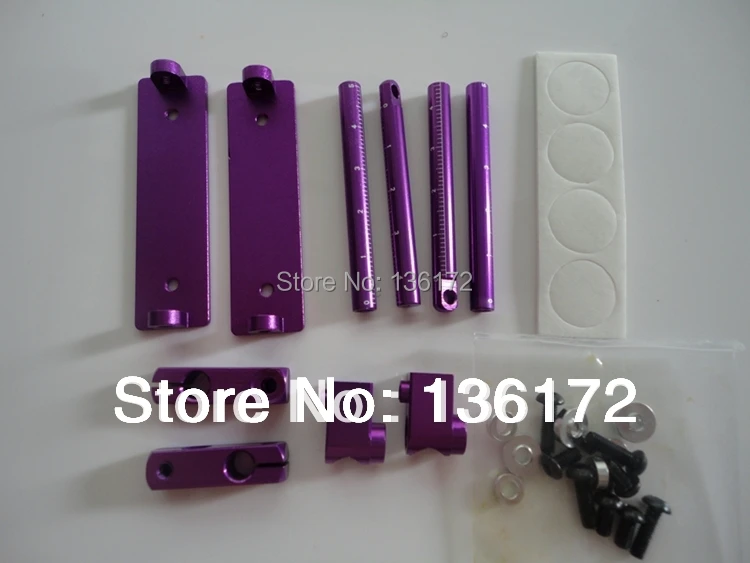 Ewellsold 1:10 RC автомобильные аксессуары из алюминиевого сплава скрытый корпус