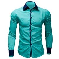 brand new mens dress shirts casual shirts type slim long sleeve dressed shirts camisa masculina casual shirts sizem xxl
