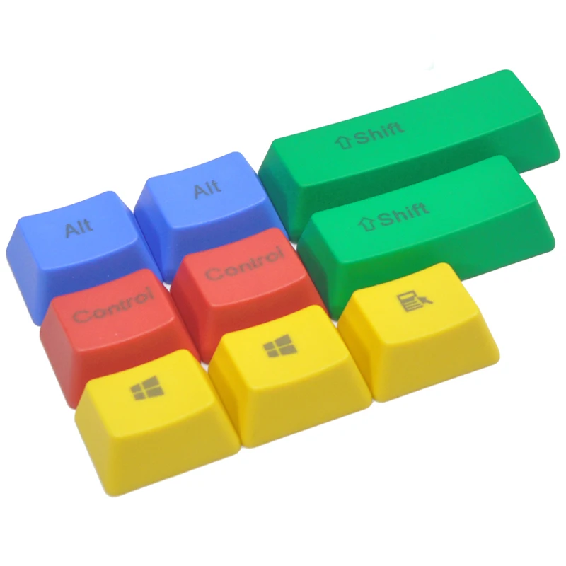 PBT RGBY 10 шт. OEM профиль Топ/боковой печати брелки Съемник ключей для Anne Pro2 механическая клавиатура Corsair IKBC Cherry MX Переключатель