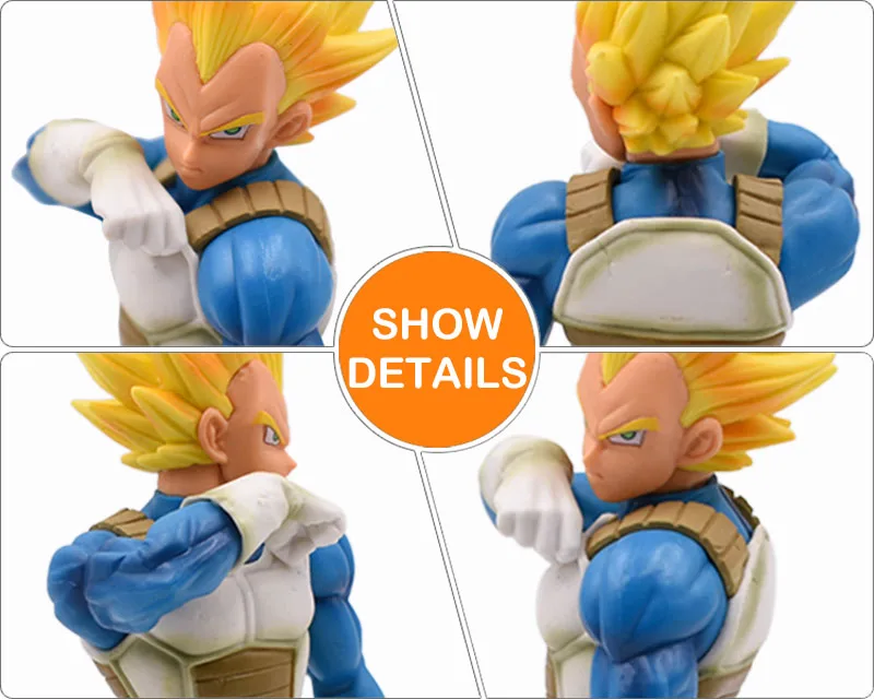 15-21 см Dragon Ball Z Goku Vegeta фигурка Супер Saiyan Son Gokou ПВХ Коллекционная модель игрушки для рождественского подарка с коробкой