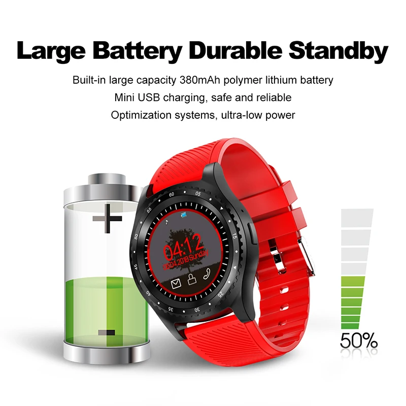 LIGE новинка 2019 умные часы для мужчин и женщин наручные с поддержкой камеры Bluetooth SIM - Фото №1