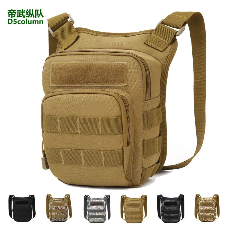 

Тактическая камуфляжная военная сумка через плечо с системой «Молле», уличная спортивная легкая дорожная сумка-мессенджер, сумка через пле...