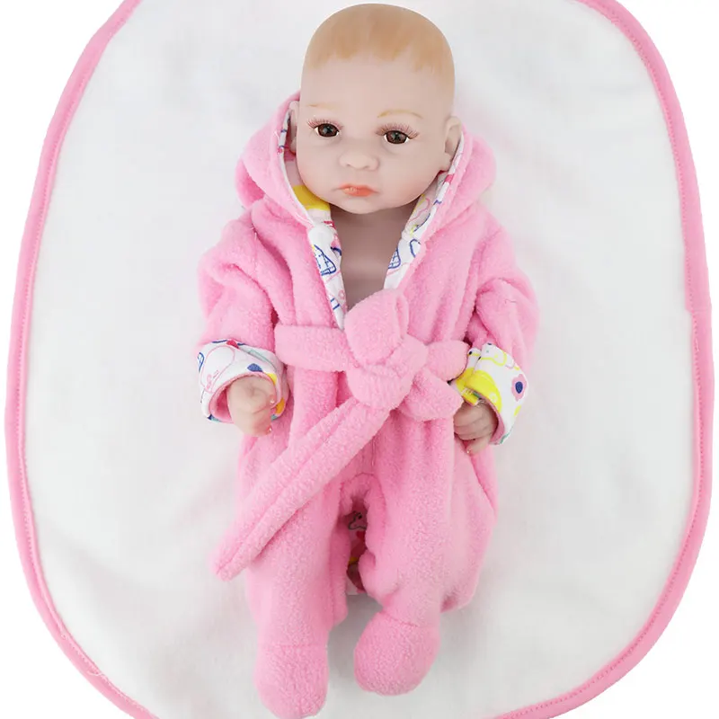 2019 reborn baby bebek кукла ребенок 12 дюймов 25 см куклы девочка пупи Детская силиконовая