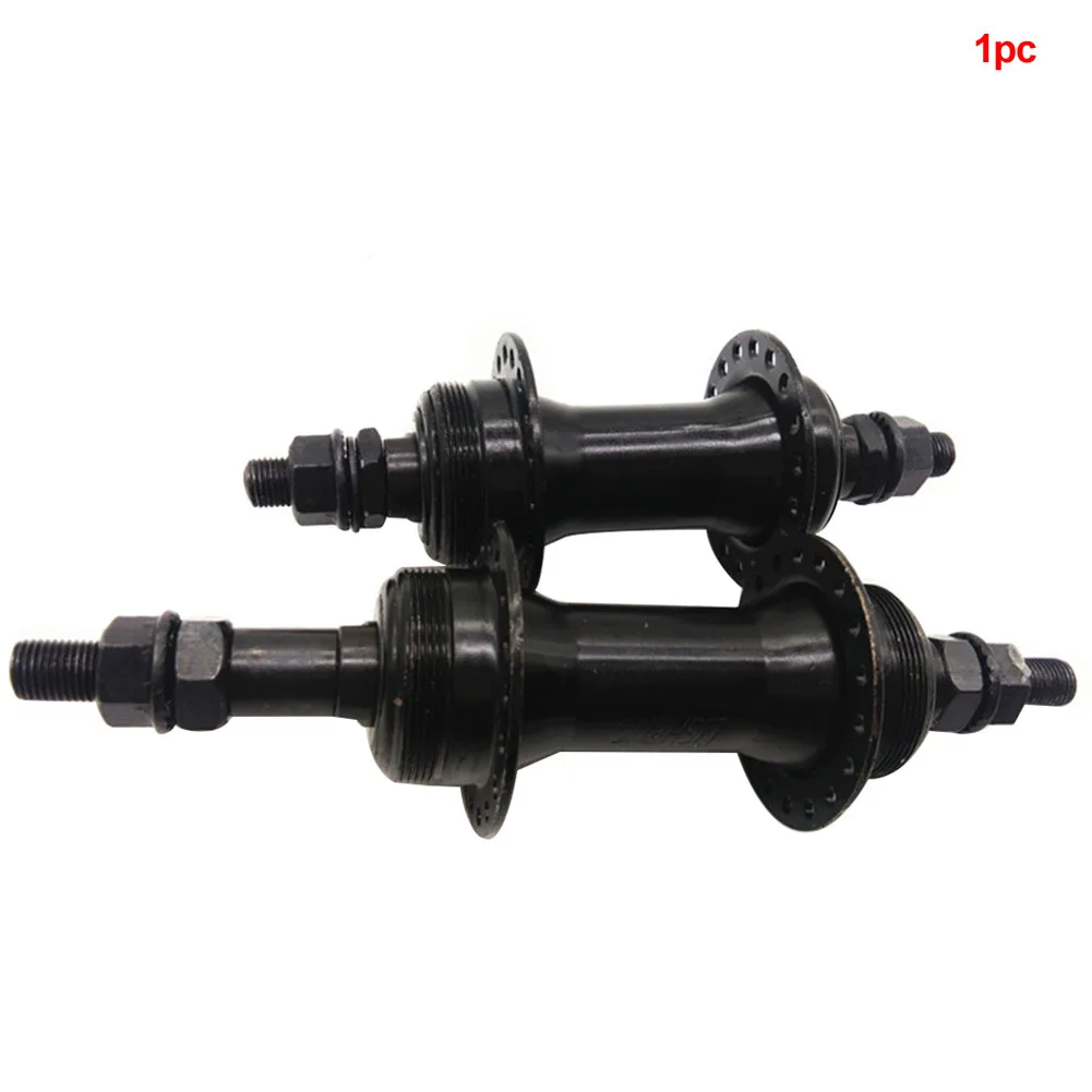 Universal Durable 32 Holes Direct Use Replacement Iron Steel Practical Bike Hub Front/Rear Spokes Assembling Wheel Black Bicycle | Спорт и