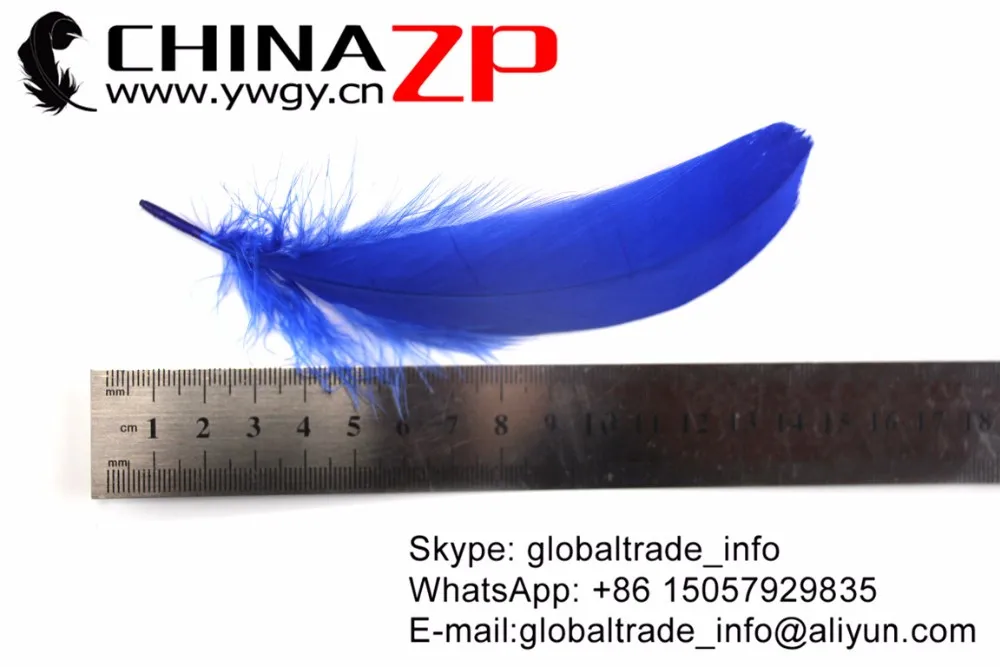 CHINAZP/200 шт./партия, 10-20 см, высокое качество, цвет королевский синий, красивый мягкий гусиный пух, перья для танцевальных костюмов