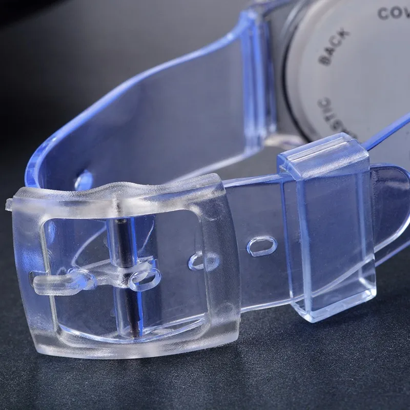 Часы наручные женские кварцевые прозрачные брендовые Роскошные простые часы с