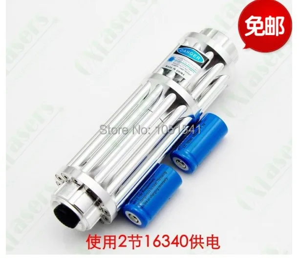 

High Power Military 200000M 200W Blue laser pointer 450nm Flashlight Burn Match Candle Lit Cigarette Wicked LAZER Torch Hunting