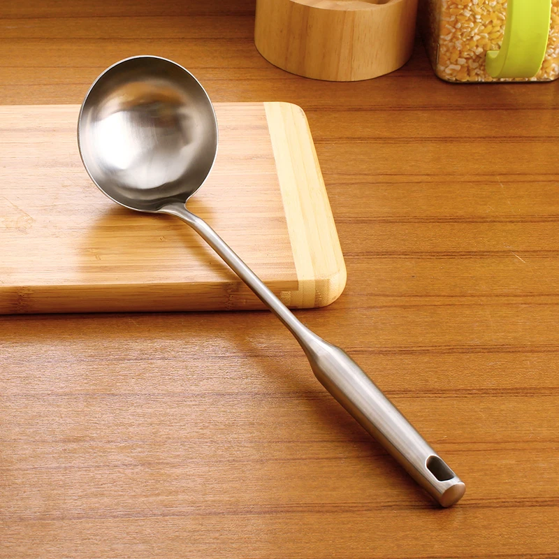 ORZ ложка для супа с длинной ручкой настенная лопатка из нержавеющей стали соусы