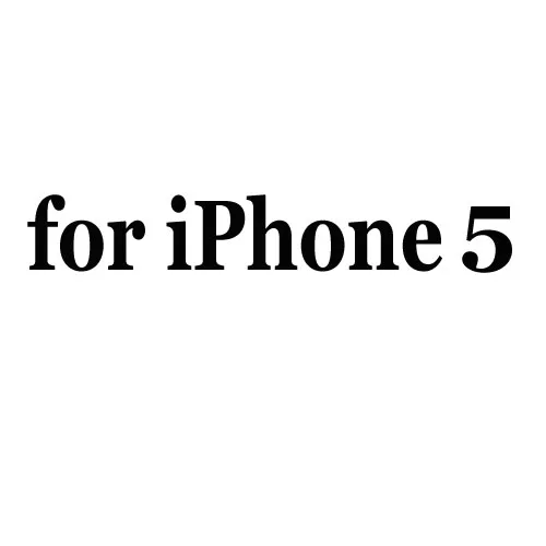 for iPhone 5 5 шт., наклейка s для iPhone 6, 6 S, 7, 8 plus, X, XS, Max, XR, задняя пленка, защита от отпечатков пальцев, матовая наклейка из углеродного волокна для декора - Цвет: for iPhone 5