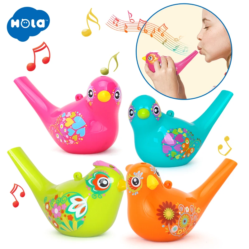 Цветная рисованная водная птица свисток Bathtime музыкальная игрушка для ребенка