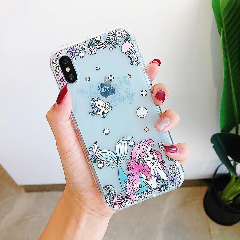 Для iPhone XS Max рельефные чехлы для телефонов iphone X XR jasmine princess мягкий чехол 678plus милый