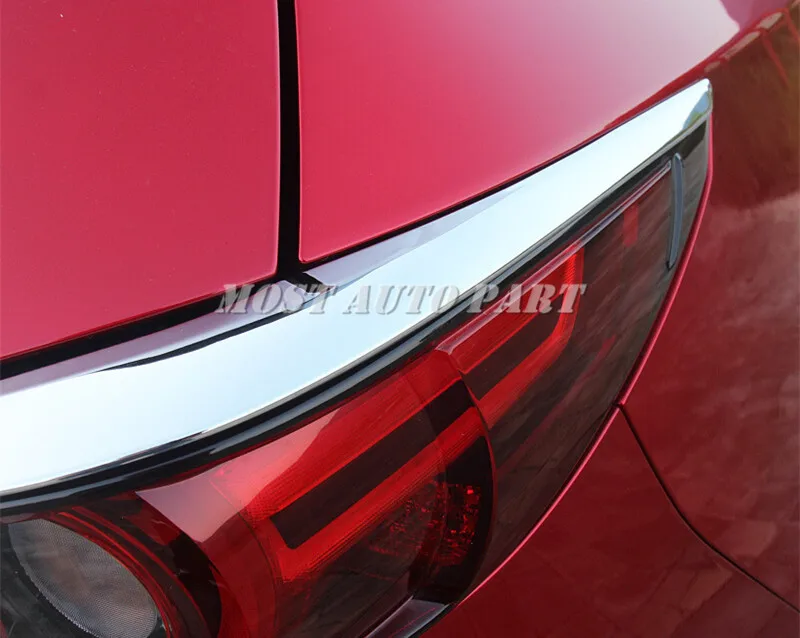 

ABS Chrome Rear Tail Light Lamp Trim Cover 4pcs For Mazda CX-5 KF 2017-2021 Car accesories interior Car Trim