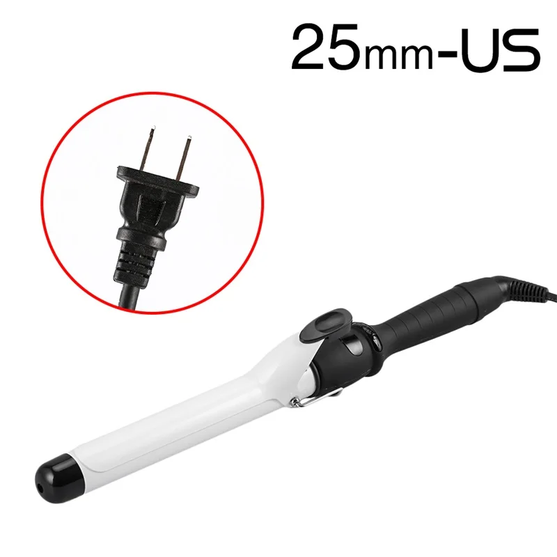 

1PC Styling Tools EU/US PLUG LCD 25/28mm Pro Hair Curling Iron Digital Hair Curler Roller Hair Magic Curling Wand Rollers