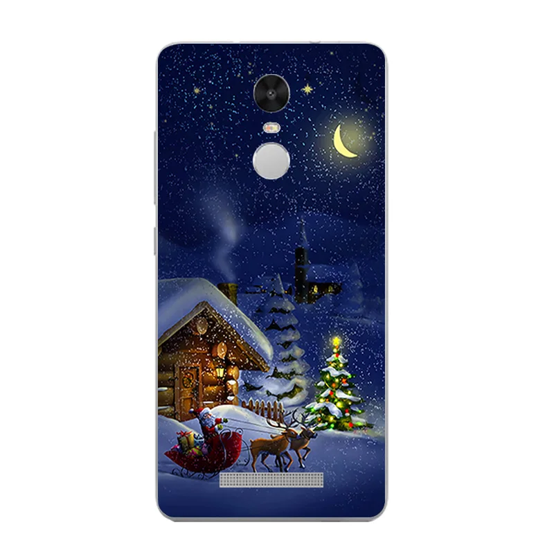 Для Xiaomi Redmi Note4 4X силиконовый чехол для телефона для Redmi Note3 задняя крышка тонкая для Hongmi note2 ТПУ Shell Рождеством шаблон
