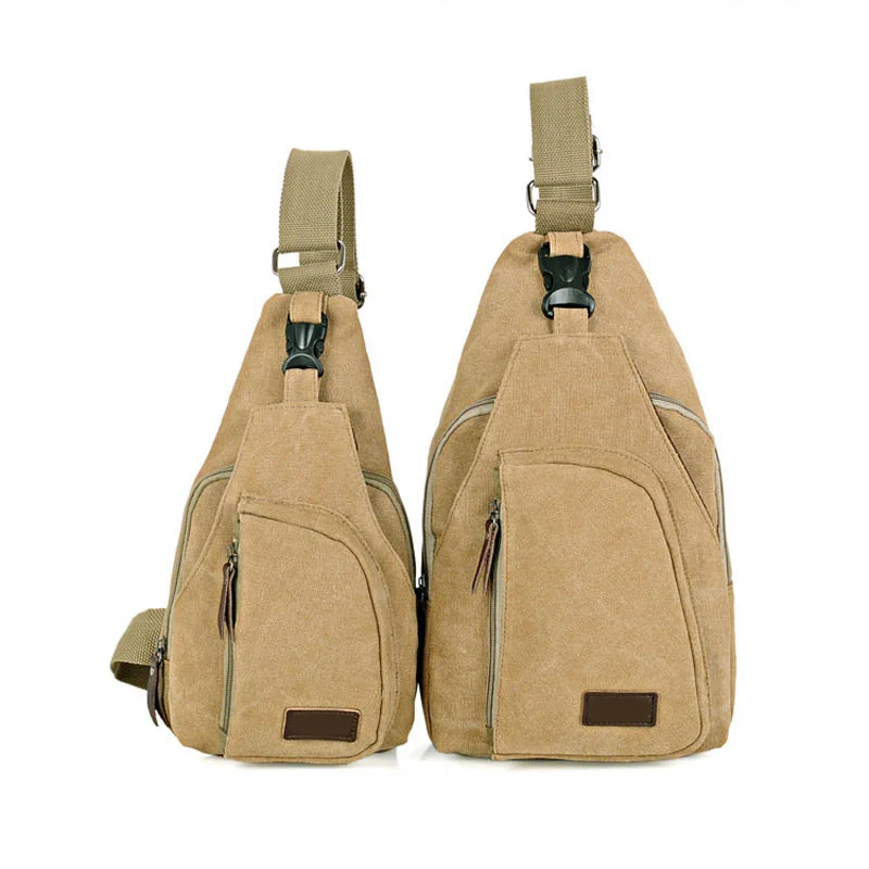 Man Military Messenger Casual Travel Chest Bag Canva Crossbody Back Pack Men's Shoulder |