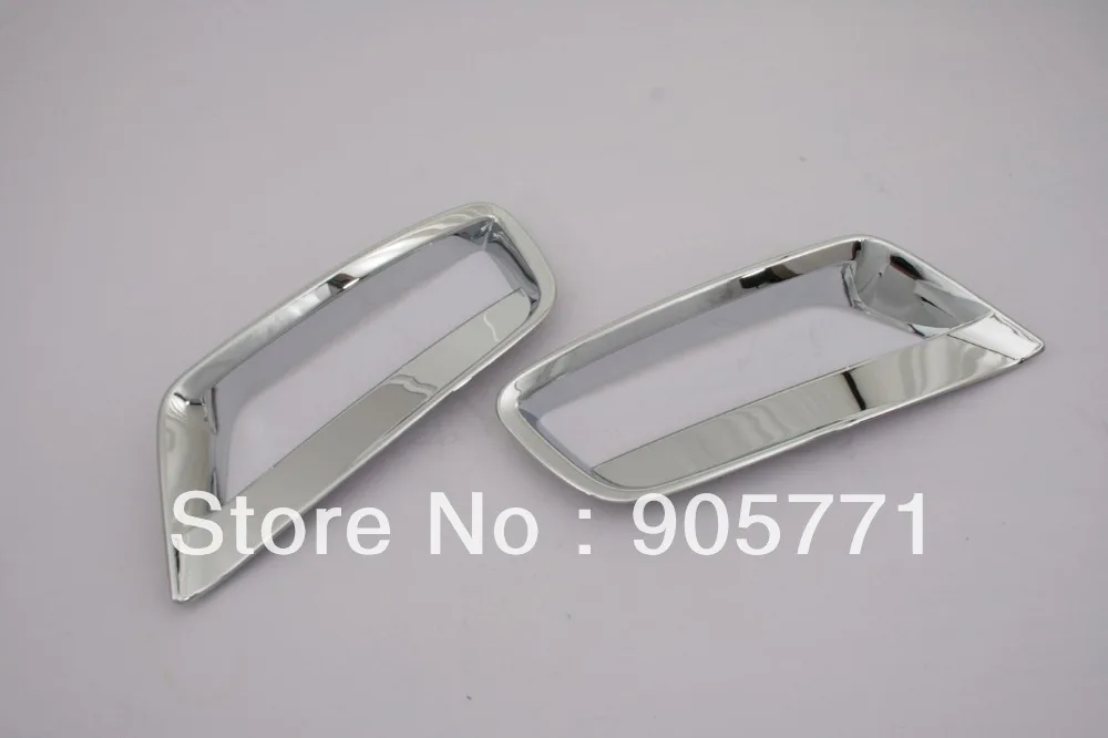 

High Quality Chrome Front Fog Light Cover Lower Side Set for BMW X3 F25 free shipping
