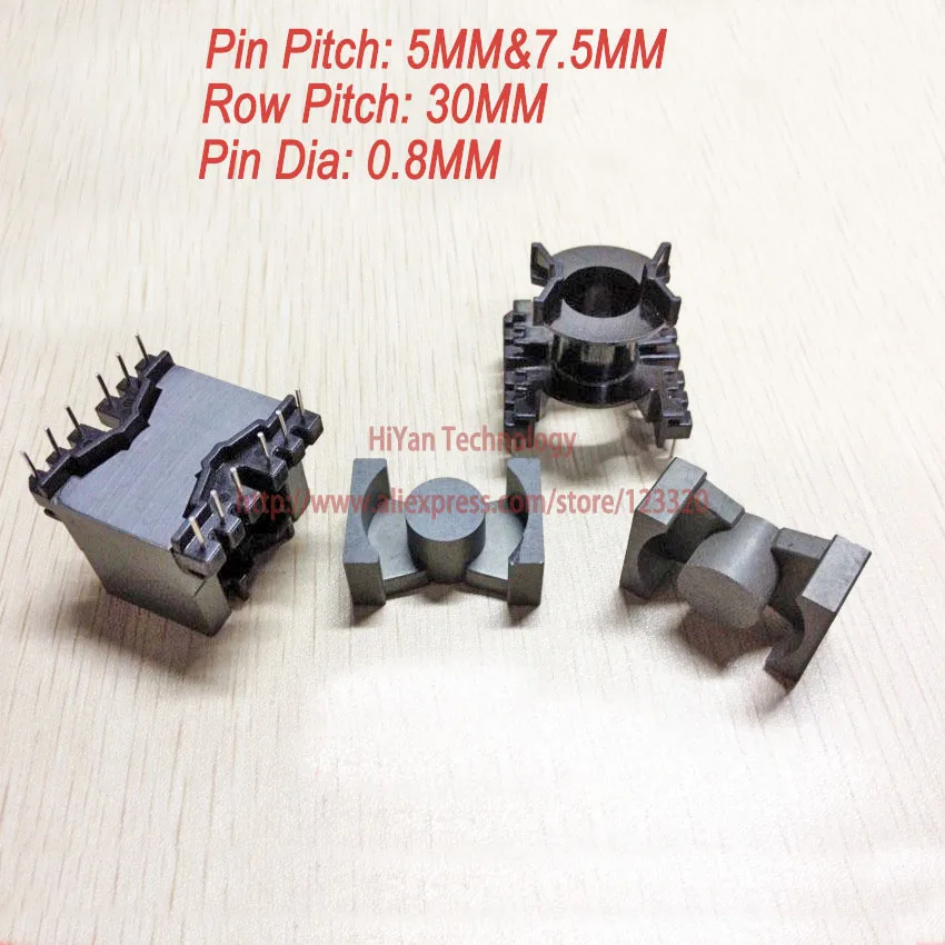 5 компл./лот PQ3225 PC40 ферритовый магнитный сердечник и 6pins+ 6pins, верхний вход Пластик бобины по индивидуальному заказу Напряжение трансформатор