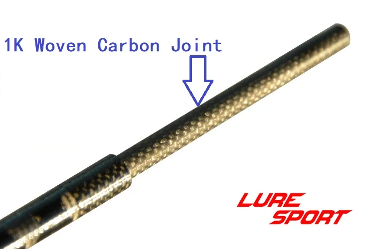 LureSport 1,98 м 2,1 М 2,4 м стержень пустой 1 к тканый карбоновый шарнир X cross Toray carbon 2 секции стержень строительный компонент ремонт DIY