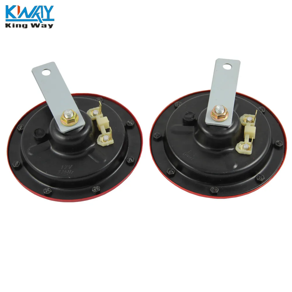 Бесплатная доставка-King Way - RED SUPER LOUD BLAST TONE GRILL MOUNT 12V электрический компактный