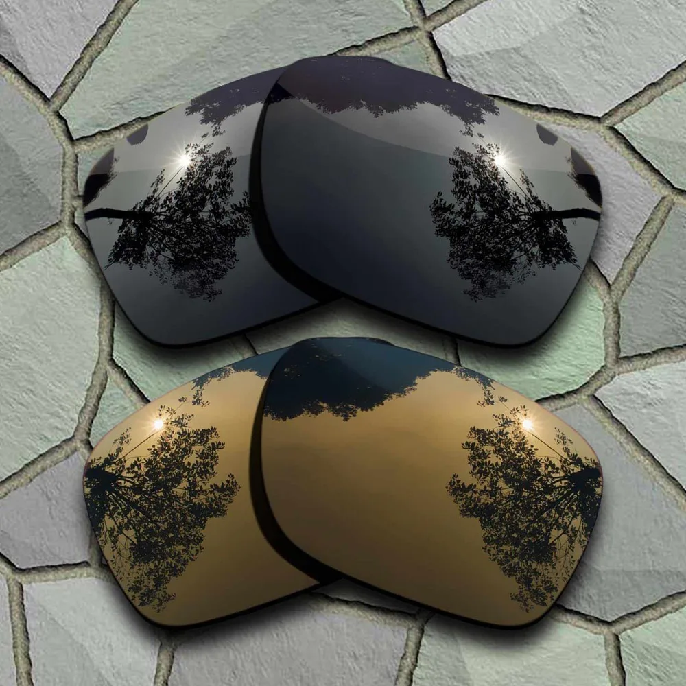 Grey Black&Bronze Copper Sunglasses Polarized Replacement Lenses for Oakley Holbrook-(TAC)