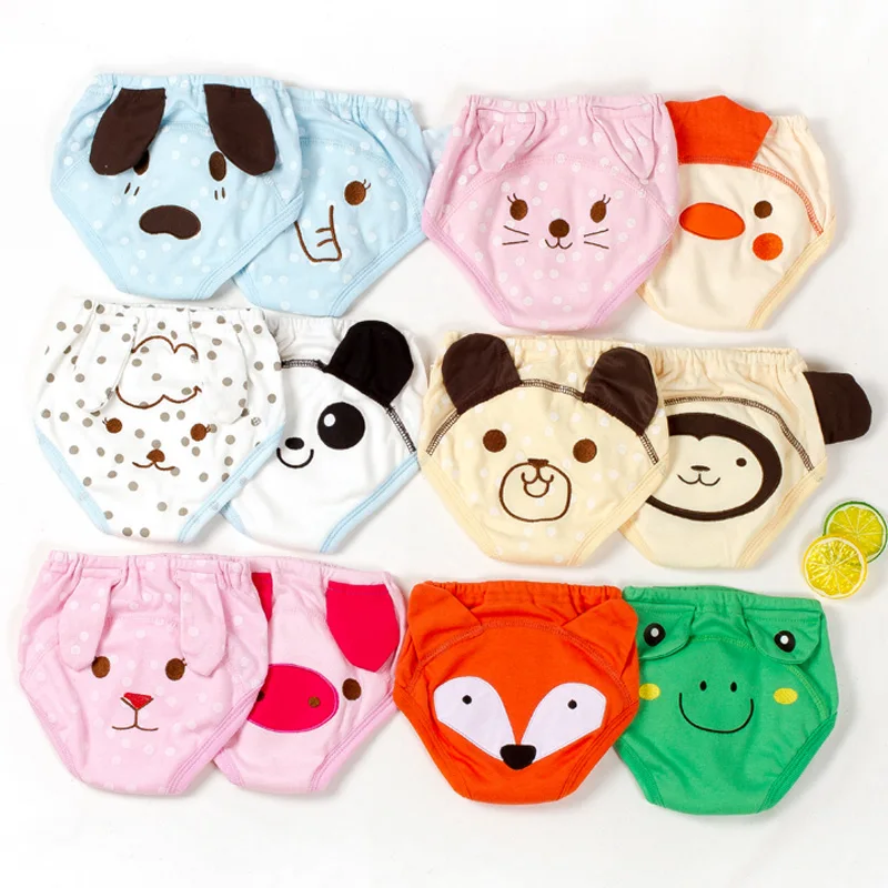 2 шт./партия детские трусики для приучения к горшку подгузники мальчиков и