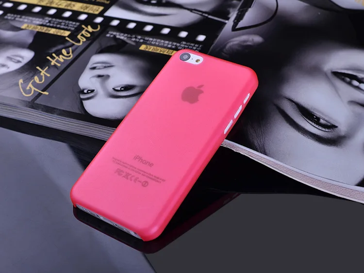 High sale case cover skin for iphone 5c 4.0&quot inch soft plastic matte translucent PC protector mobile cell phone shell |