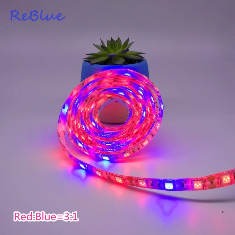 Лампа ReBlue для растений светодиодные лампы рост рассады освесветильник 5050 нм SMD