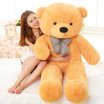 

Large Size 60cm 80cm 100cm 120cm Stuffed Teddy Bear Plush Toy Big Embrace Bear Kids Doll Lovers/Christmas Gifts Birthday gift