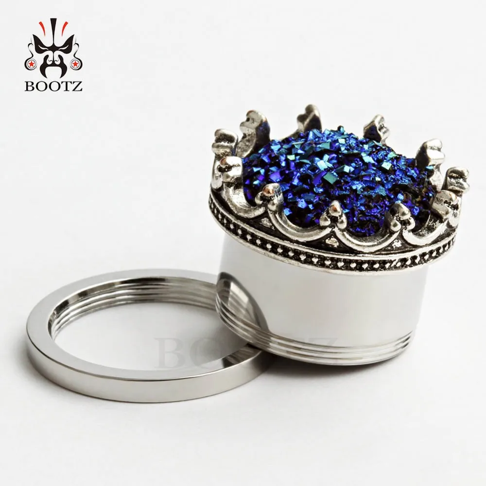 KUBOOZ, 2 шт., серьги, пирсинг, туннель, штекер, расширитель, мода, нержавеющая сталь, ювелирные изделия для тела, серьги с винтовой застежкой для женщин