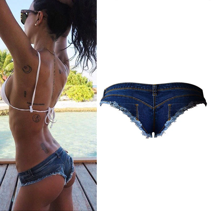 Сексуальные женские джинсовые шорты в европейском и американском стиле
