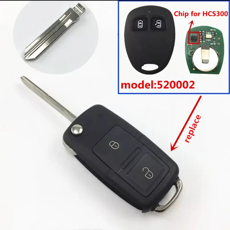 Автомобильный ключ в сборе, ключ чип, модифицированный ключ для Geely CK1 CK2 CK3 - Цвет: Лаванда