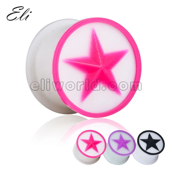 Розничная 1 шт. продается как часть 6 14 мм тиснением черный красный голубая звезда