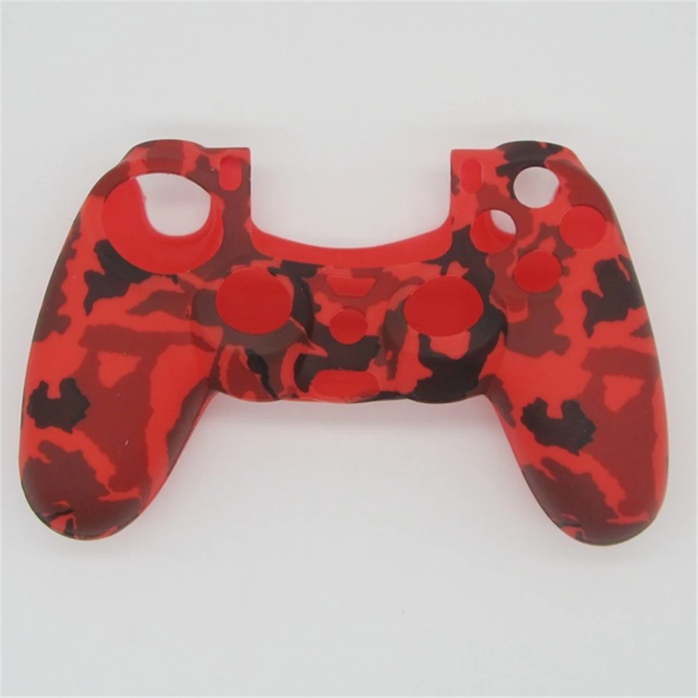 Защитный чехол для PS4 новый Камуфляжный защитный из мягкого силикона и геля