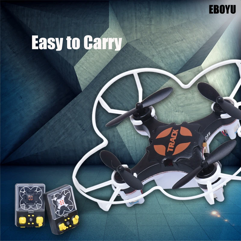 EBOYU QS5016 мини БПЛА гироскоп RC Nano Дрон многоцветный светодиодный 3D флип Безголовый режим RC Квадрокоптер Дрон RTF