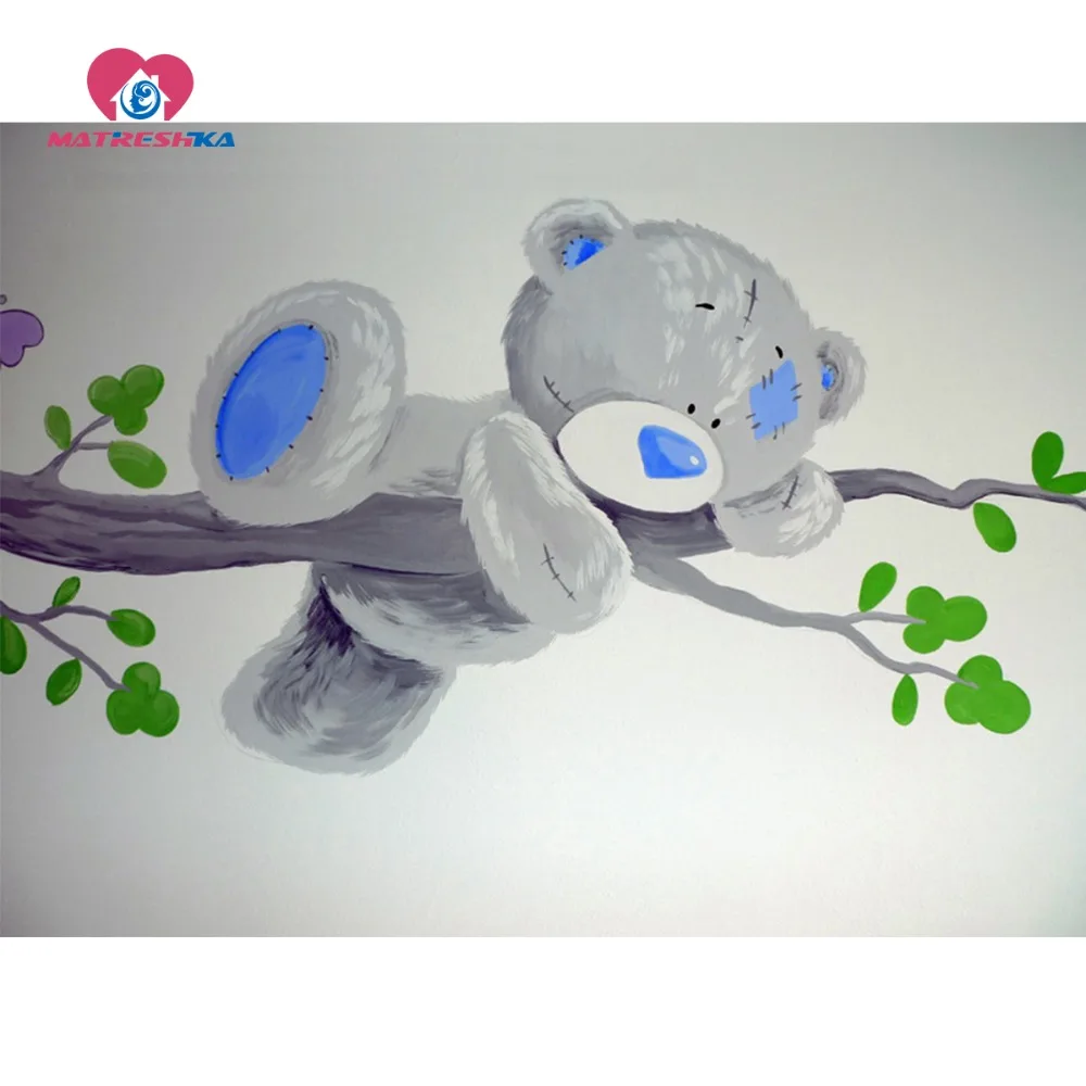 Алмазная вышивка в виде Винни Пуха для детской комнаты 5d Сделай Сам картины