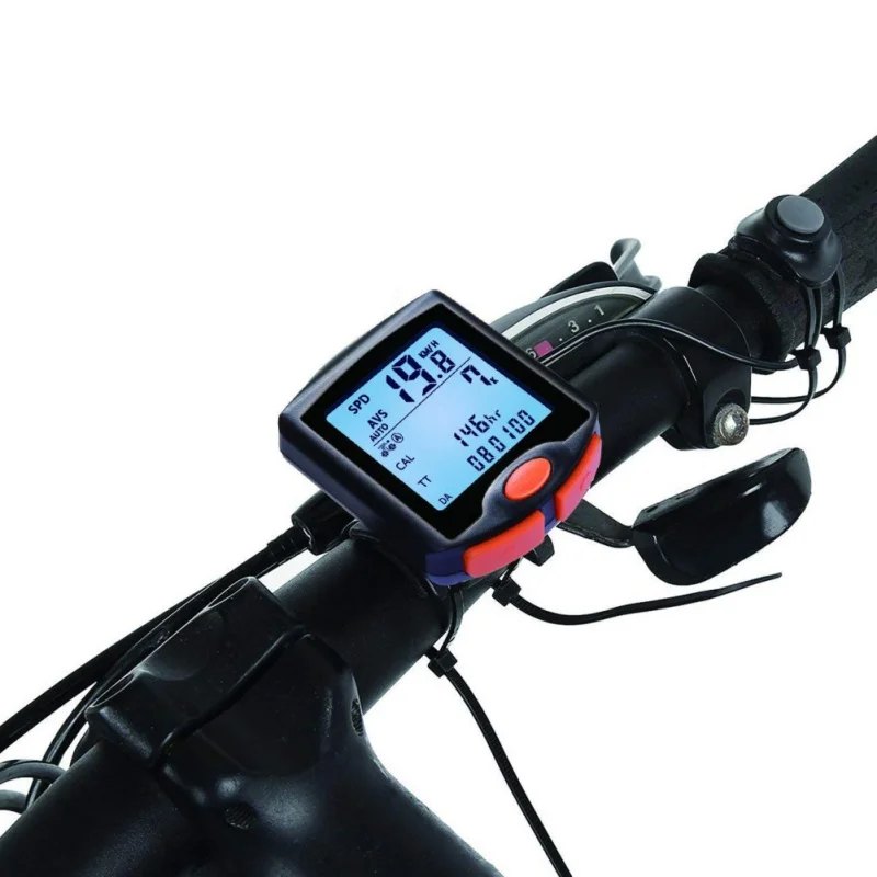 Bike Cycling Computer Odometer Speedometer Digital Backlight Bicycle Speeding Alert Stopwatch Display Code Table | Спорт и