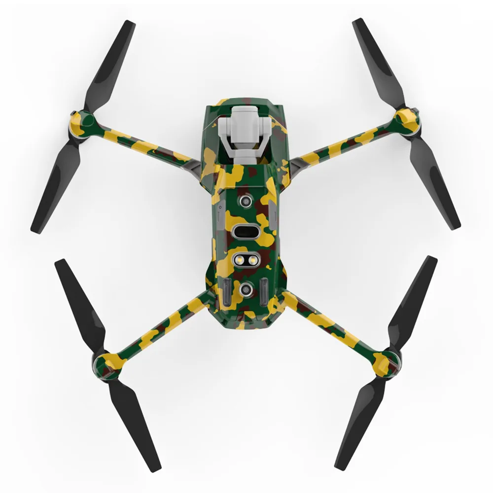 1 комплект камуфляжная Наклейка для DJI Mavic 2 Pro& Zoom Drone кожный чехол Защитная Водонепроницаемая наклейка s части