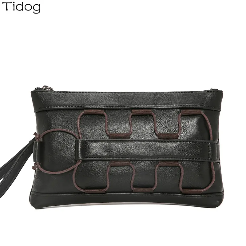 

Tidog Street leather cell phone fashion clutch bag