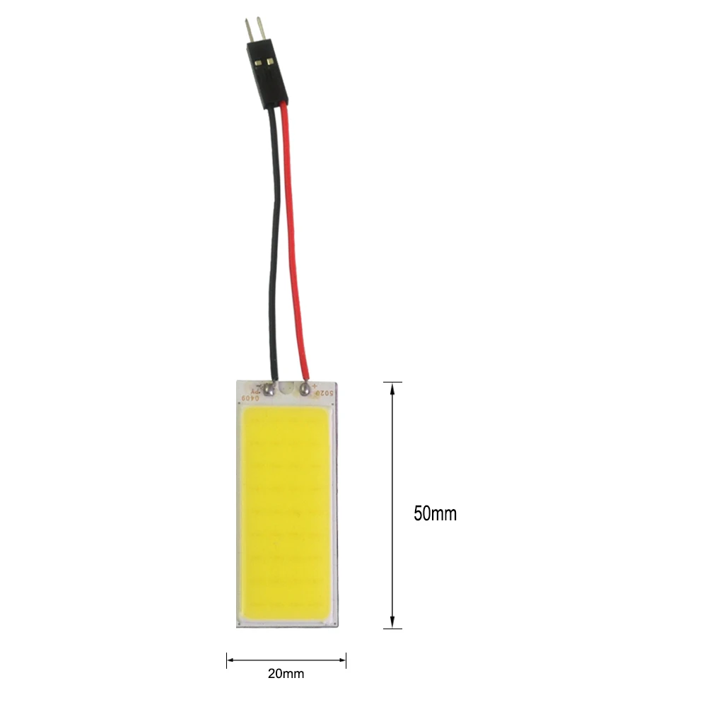 5 шт. T10 COB 36 SMD чип светодиодный светильник Панель авто интерьер чтения Карта