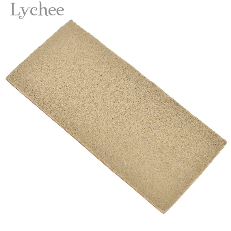 Lychee 20 шт. винтажные квадратные ярлыки из искусственной кожи в естественном стиле