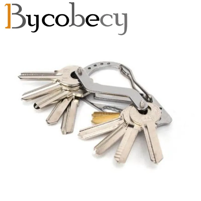 2023 Key Holder Key Ring Wallets Smart Car Key Chain Collector Housekeeper Oxide Aluminum EDC Pocket Key Organizer Bottle Opener